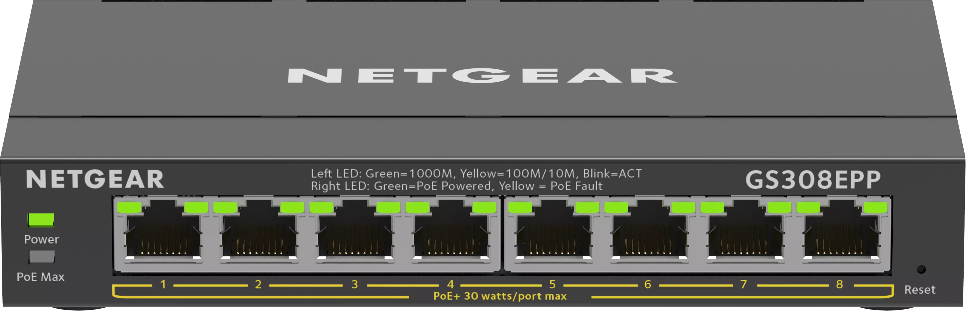 Vente Switchs et Hubs NETGEAR 8PT GE Plus Switch W/HI-PWR POE+ sur hello RSE
