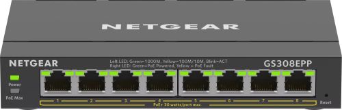 Achat NETGEAR 8PT GE Plus Switch W/HI-PWR POE+ - 0606449153095