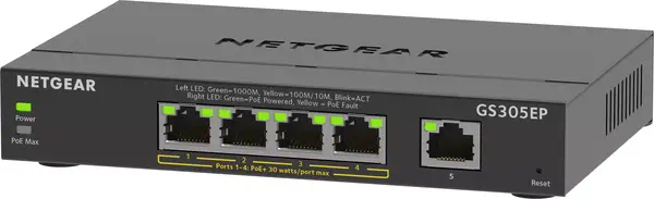 NETGEAR 5PT GE Plus Switch W/POE+ - Netgear - Switchs et Hubs - visuel 3