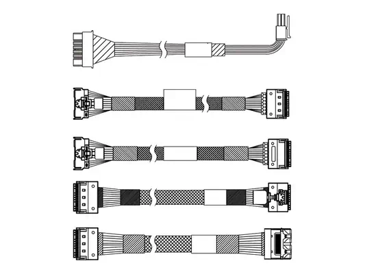 LENOVO ISG ThinkSystem SR665 V3 2.5p Chassis Front BP1 SAS/SATA Cable Option Kit - Lenovo - Accessoire Serveur - visuel 1