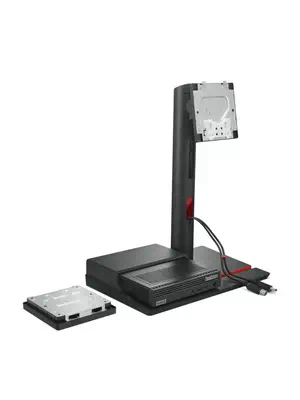 Lenovo 4XF1K03170 support d'écran plat pour bureau 68,6 cm (27") Noir - Bras articulé - visuel 1