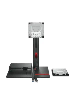 Lenovo 4XF1K03170 support d'écran plat pour bureau 68,6 cm (27") Noir - Bras articulé - visuel 3