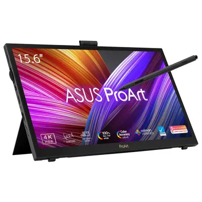 ASUS ProArt PA169CDV écran plat de PC 39,6 cm (15.6") 3840 x 2160 pixels 4K Ultra HD LCD Écran tacti - Asus - Ecran Ordinateur - visuel 1