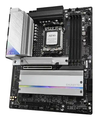 B650 AERO G Carte mère - Compatible avec les processeurs AMD Ryzen série 9000, jusqu'à 8000 MHz DDR5 - Gigabyte - visuel 5
