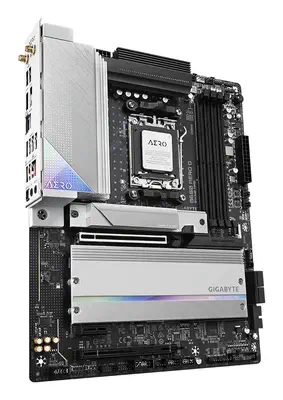 B650 AERO G Carte mère - Compatible avec les processeurs AMD Ryzen série 9000, jusqu'à 8000 MHz DDR5 - Gigabyte - visuel 4