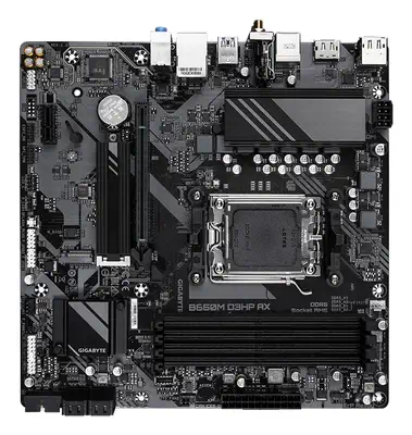 B650M D3HP AX Carte mère - AMD Ryzen série 9000, VRM 5+2+2 phases, jusqu'à 8000 MHz DDR5 (OC), 2xPCI - Gigabyte - visuel 4