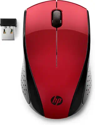 Souris sans fil HP 220 (Rouge coucher de soleil) - visuel 1