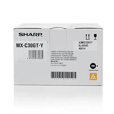 Sharp MXC30GTY Cartouche de toner 1 pièce(s) Original Jaune - Toner - visuel 1