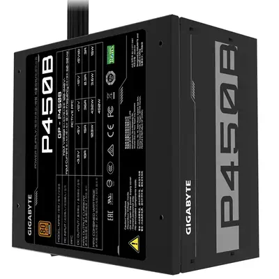 GIGABYTE P450B unité d'alimentation d'énergie 450 W 20+4 pin ATX ATX Noir - Gigabyte - Boitier d'alimentation - visuel 2