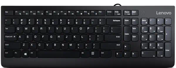 Lenovo 300 clavier Universel USB QWERTY Anglais américain Noir - Clavier - visuel 1