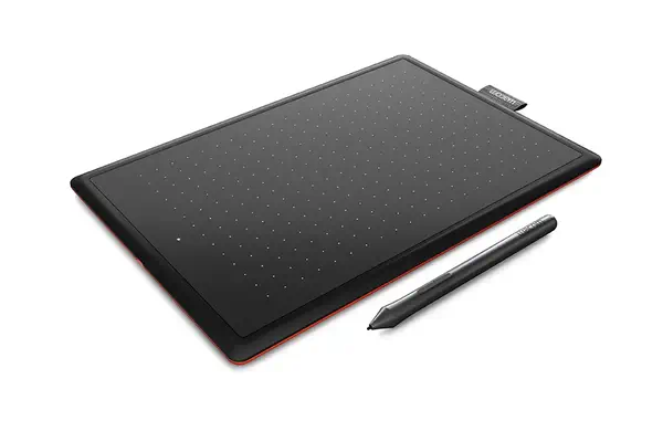 Wacom One tablette graphique Noir, Rouge 2540 lpi 216 x 135 mm USB - Tablette graphique - visuel 2