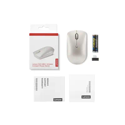Lenovo 540 souris Bureau Ambidextre RF sans fil Optique 2400 DPI - Souris - visuel 7