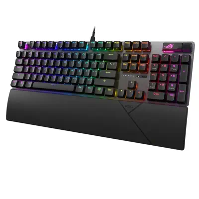 ASUS ROG Strix Scope II clavier Gaming FR sans fil +USB Noir - Asus - Clavier - visuel 2