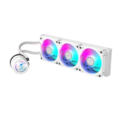 AORUS WATERFORCE II 360 ICE Refroidisseur liquide pour processeur AIO - 3x ventilateurs ARGB de 120  - Gigabyte - Refroidissement PC - visuel 2
