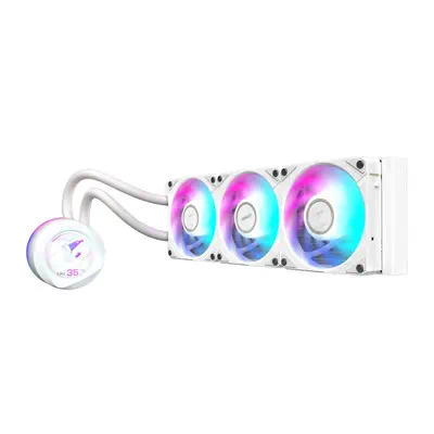 AORUS WATERFORCE X II 360 ICE Refroidisseur liquide pour processeur AIO - 3x ventilateurs ARGB de 12 - Gigabyte - Refroidissement PC - visuel 3