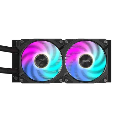 AORUS WATERFORCE X II 240 Refroidisseur liquide pour processeur AIO - 2x ventilateurs ARGB de 120 mm - Gigabyte - Refroidissement PC - visuel 4
