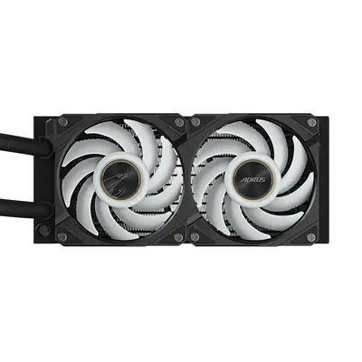 AORUS WATERFORCE X II 240 Refroidisseur liquide pour processeur AIO - 2x ventilateurs ARGB de 120 mm - Gigabyte - Refroidissement PC - visuel 5