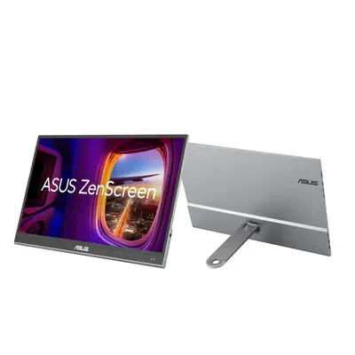 ASUS ZenScreen MQ16AHE écran plat de PC 39,6 cm (15.6") 1920 x 1080 pixels Full HD OLED Argent - Asus - Ecran Ordinateur - visuel 4