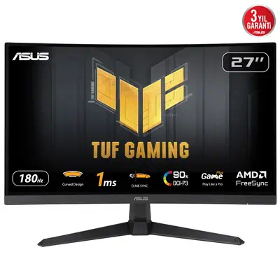 ASUS TUF Gaming VG27VQ3B écran plat de PC 68,6 cm (27") 1920 x 1080 pixels Full HD LCD Noir - Asus - Ecran Ordinateur - visuel 1