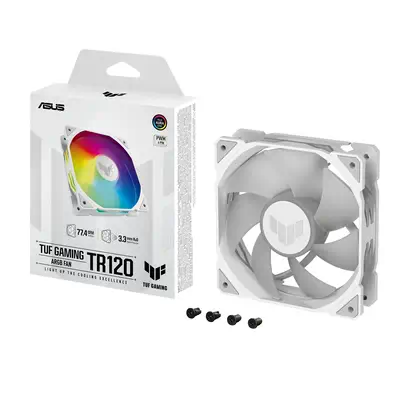 TUF GAMING TR120 ARGB 1-pack White - Asus - Refroidissement PC - visuel 9
