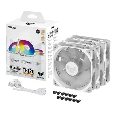 TUF GAMING TR120 ARGB REVERSE 3IN1 White - Asus - Refroidissement PC - visuel 9