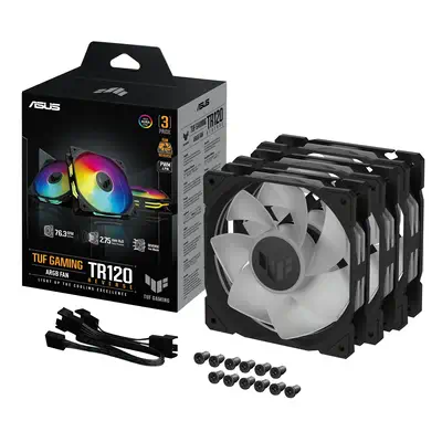 TUF Gaming TR120 ARGB Reverse Fan - Triple Pack - Asus - Refroidissement PC - visuel 9