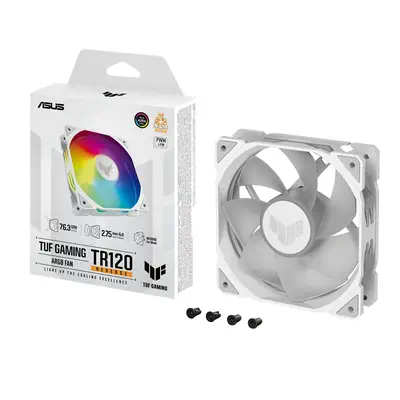 TUF GAMING TR120 ARGB REVERSE 1-pack White - Asus - Refroidissement PC - visuel 9