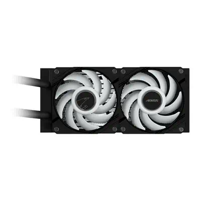 AORUS WATERFORCE II 240 Refroidisseur liquide pour processeur AIO - 2x ventilateurs ARGB de 120 mm,  - Gigabyte - Refroidissement PC - visuel 5