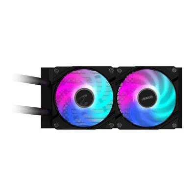 AORUS WATERFORCE II 240 Refroidisseur liquide pour processeur AIO - 2x ventilateurs ARGB de 120 mm,  - Gigabyte - Refroidissement PC - visuel 4