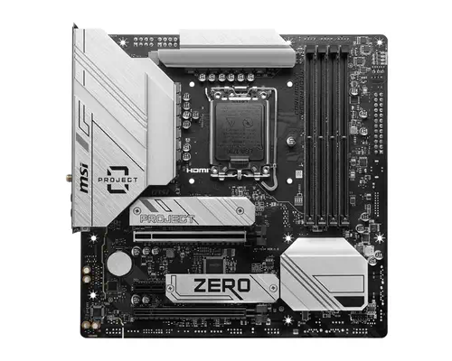 MSI B760M Ptoject Zero Intel B760 LGA 1700 micro ATX - Carte mère - visuel 1
