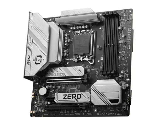 MSI B760M Ptoject Zero Intel B760 LGA 1700 micro ATX - Carte mère - visuel 2