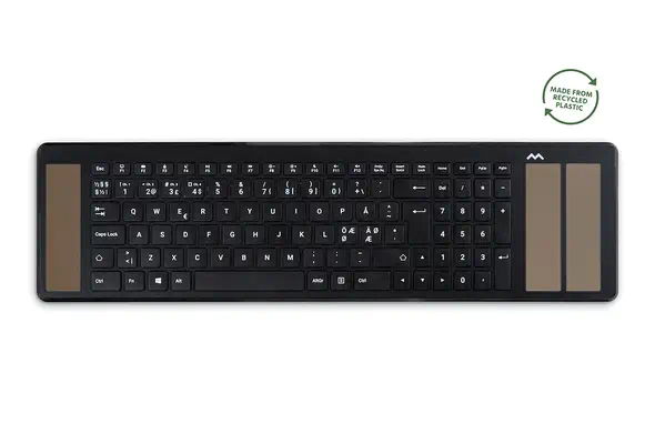 Mousetrapper Type - Nordic clavier Bureau USB + Bluetooth Nordique Noir - Clavier - visuel 1