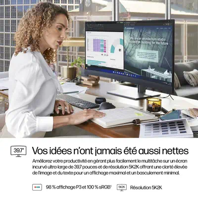 Écran de conférence 5K2K HP Série 7 Pro 39,7 pouces - 740pm - Ecran Ordinateur - visuel 6