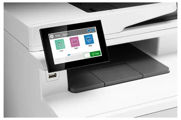 LaserJet Enterprise M480f Multifunction Couleur Imprimante, Ethernet uniquement; Copieur, Scanner - HP - Impression - visuel 4