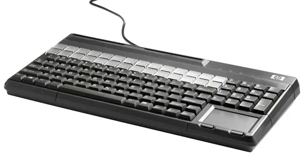 Clavier USB avec lecteur de bande magnétique POS HP - visuel 2