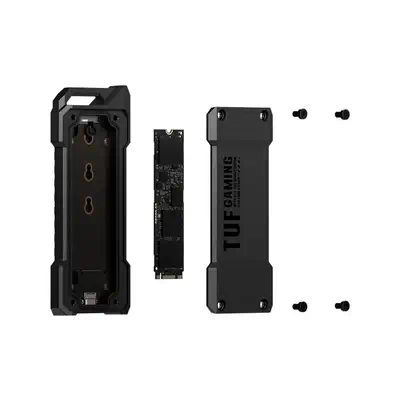ASUS ESD-T1A/BLK/G/AS// Enceinte ssd Noir M.2 - Asus - Accessoire Stockage - visuel 4