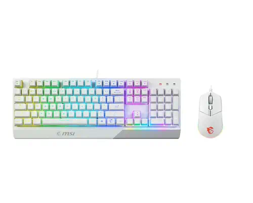VIGOR GK30 COMBO WHITE - MSI - Pack Clavier, souris - visuel 1