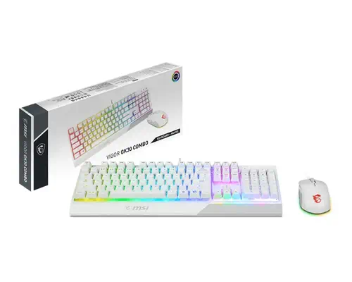 VIGOR GK30 COMBO WHITE - MSI - Pack Clavier, souris - visuel 5