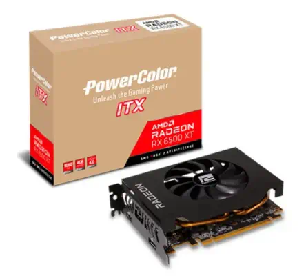 AXRX 6500XT 4GBD6-DH - PowerColor - Carte graphique - visuel 1