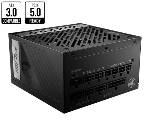 MSI MPG A850G PCIE5 unité d'alimentation d'énergie 850 W 24-pin ATX ATX Noir - Boitier d'alimentation - visuel 1