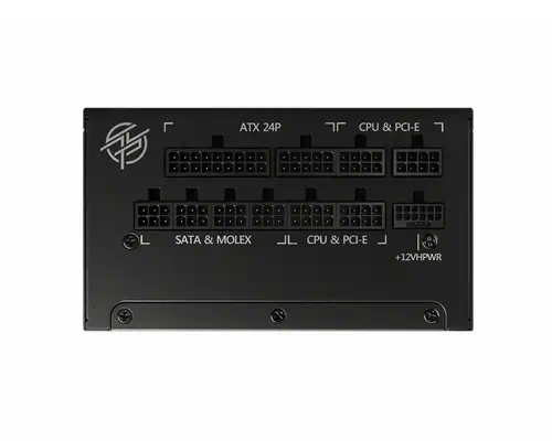 MSI MPG A850G PCIE5 unité d'alimentation d'énergie 850 W 24-pin ATX ATX Noir - Boitier d'alimentation - visuel 2