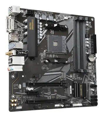 B550M DS3H AC Carte mère - Processeurs AMD Ryzen 5000, VRM 5+3 phases, jusqu'à 4733 MHz DDR4, 1xPCIe - Gigabyte - visuel 2