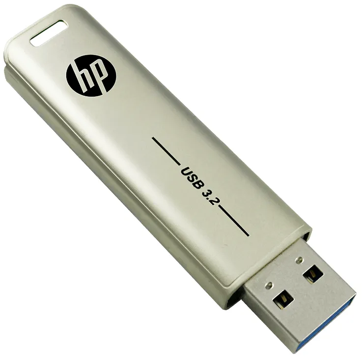 HP x796w lecteur USB flash 64 Go USB Type-A 3.2 Gen 2 (3.1 Gen 2) Argent - Clé USB - visuel 3