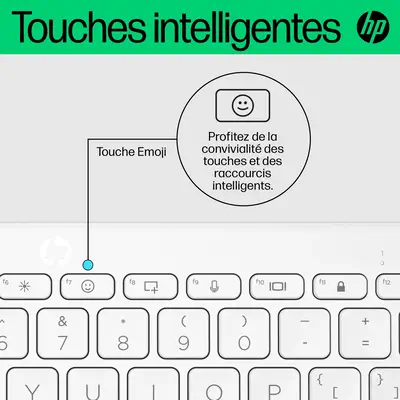 Clavier Bluetooth multi-périphériques compact HP 350 - visuel 9