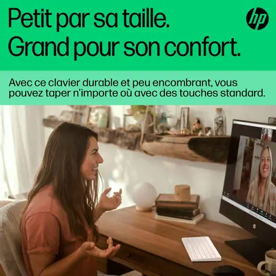 Clavier Bluetooth multi-périphériques compact HP 350 - visuel 9