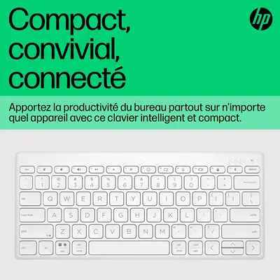 Clavier Bluetooth multi-périphériques compact HP 350 - visuel 4