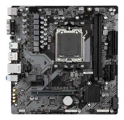 B650M S2H Carte mère - AMD Ryzen série 9000, VRM 5+2+2 phases, jusqu'à 6400 MHz DDR5 (OC), 1xPCIe 4. - Gigabyte - visuel 3