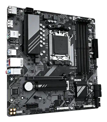 B650M D3HP Carte mère - AMD Ryzen série 9000, VRM 5+2+2 phases, jusqu'à 7600 MHz DDR5 (OC), 2xPCIe 4 - Gigabyte - visuel 2