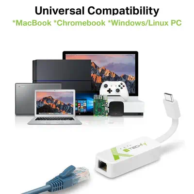 Techly IADAP USB31-ETGIGA3 carte réseau Ethernet 5000 Mbit/s - Carte Réseau - visuel 8