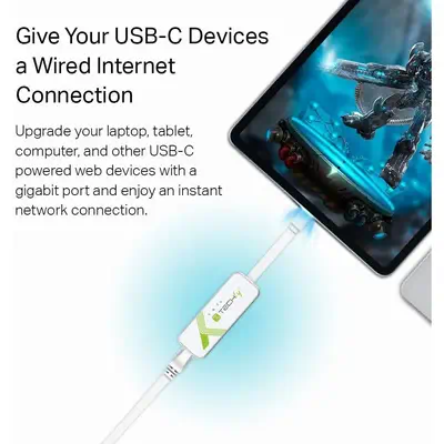 Techly IADAP USB31-ETGIGA3 carte réseau Ethernet 5000 Mbit/s - Carte Réseau - visuel 7